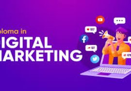 Students taking a digital marketing course through online classes