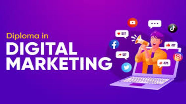 Students taking a digital marketing course through online classes